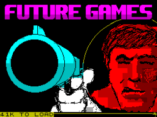 Future Games title screen for ZX Spectrum